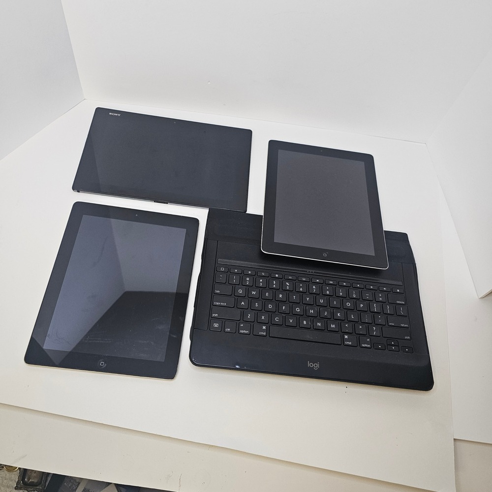 Lot Apple iPad 2 A1395 iPad 3 A1403 16GB Sony Xperia Keyboard Parts Only